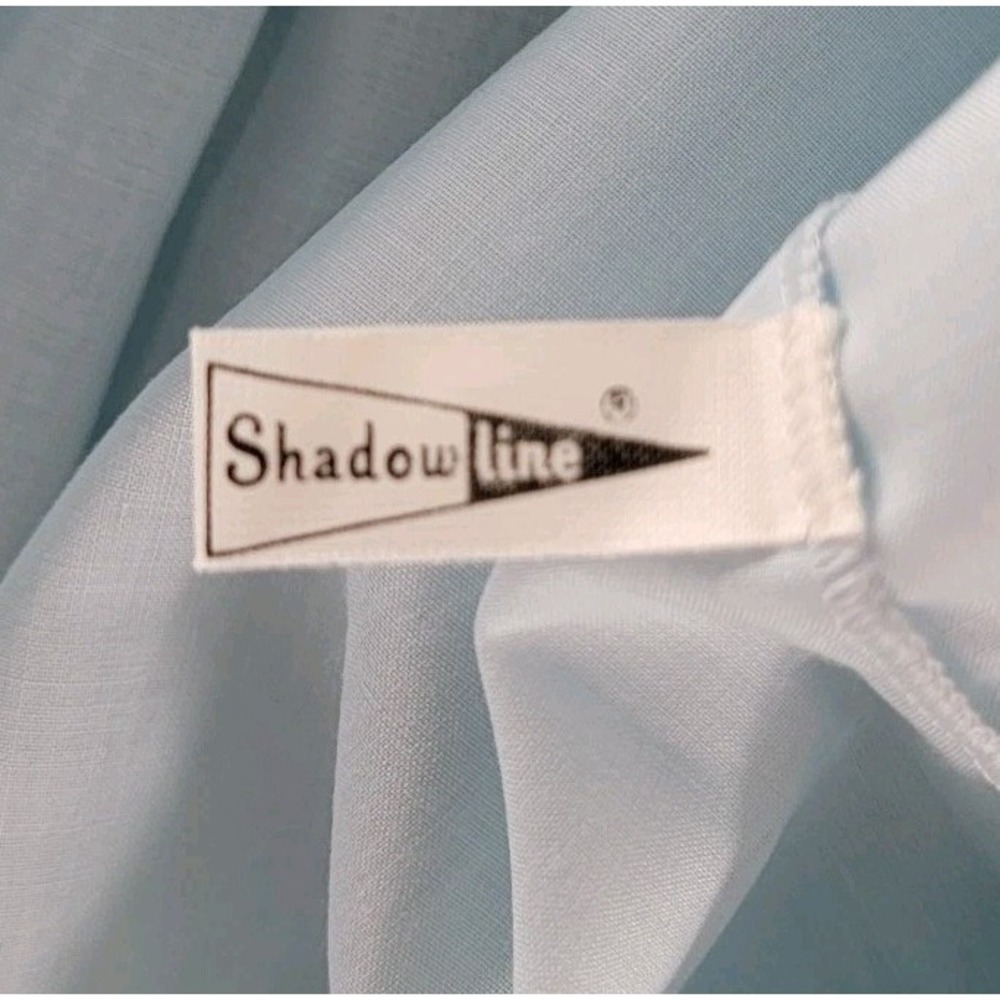 Shadowline Womens Pajamas Vtg Embroidered 2 Piece Sets Top Pants Size 36 Medium - Picture 6 of 7